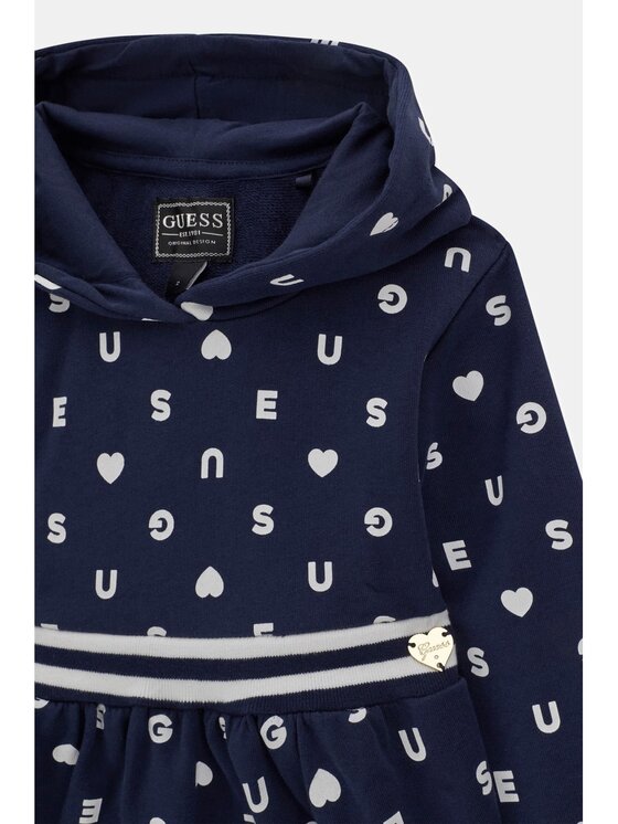 Guess Kids Guess Kids Sukienka codzienna 184850 Niebieski Classic Fit
