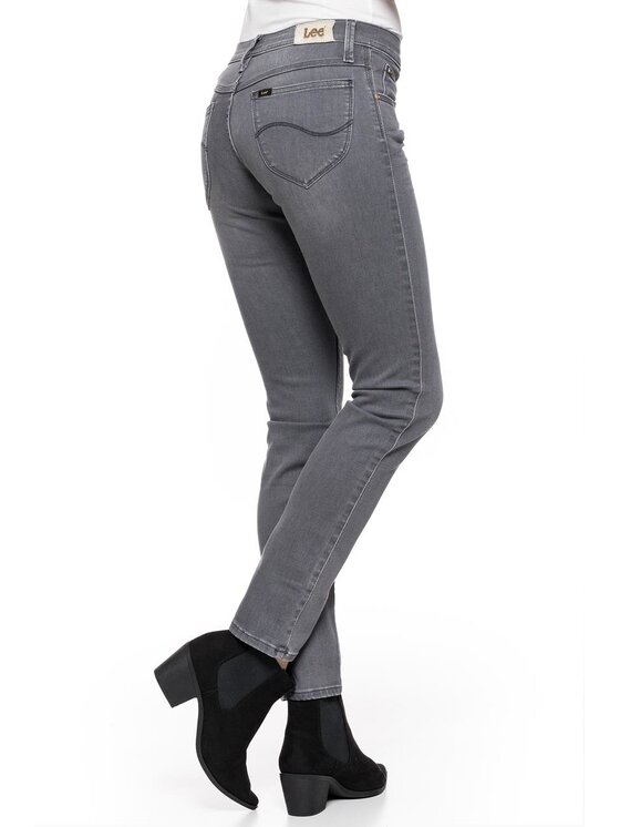 Lee Lee Jeansy JADE Szary Slim Fit