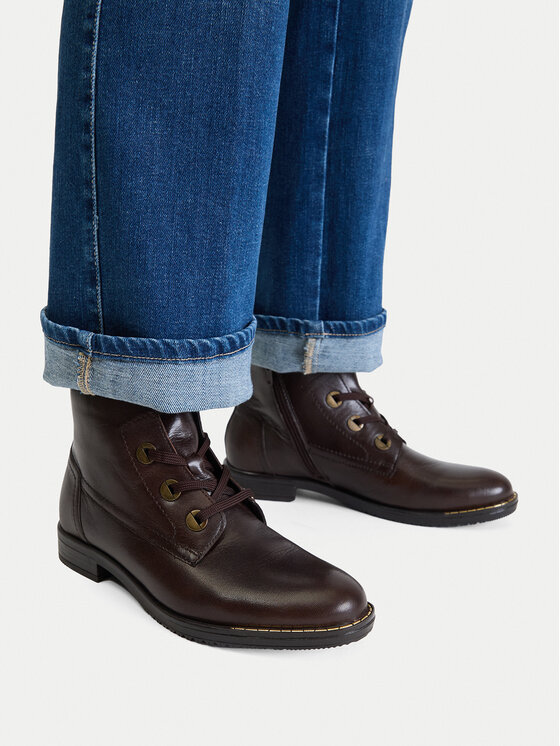 Lasocki Schnürschuhe CEO-WI23-DALIA3-07 Dunkelbraun