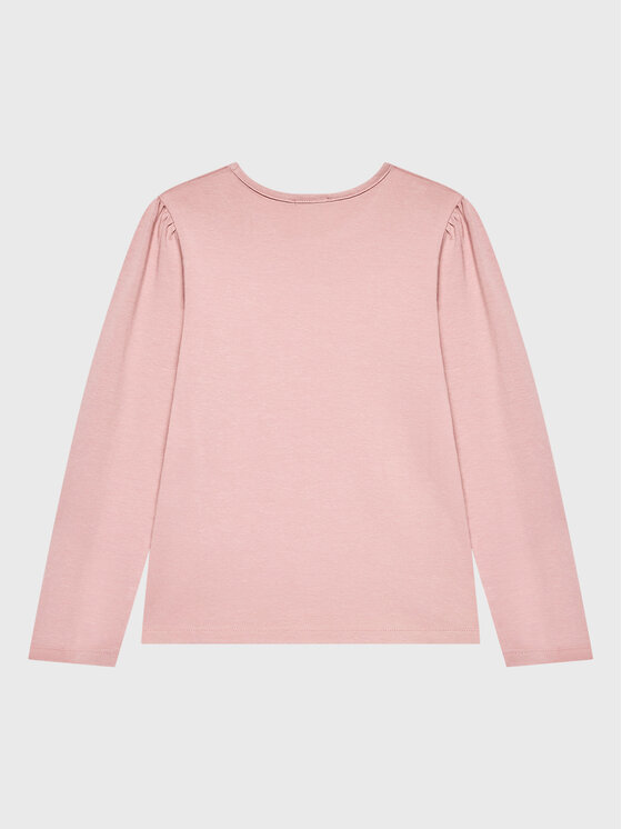 United Colors Of Benetton United Colors Of Benetton Bluzka 3P4ZG104R Różowy Regular Fit