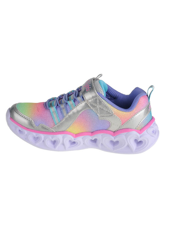Skechers Skechers Sneakersy Skechers Heart Lights-Rainbow Lux Szary