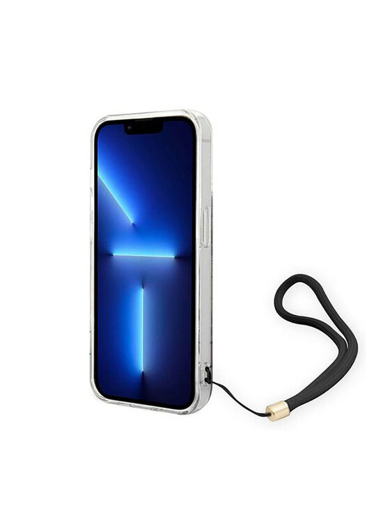 Guess Guess Etui na telefon 4G Print Cord Brązowy