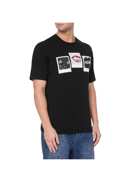 MOSCHINO MOSCHINO T-Shirt 9667985310031 Czarny Regular Fit