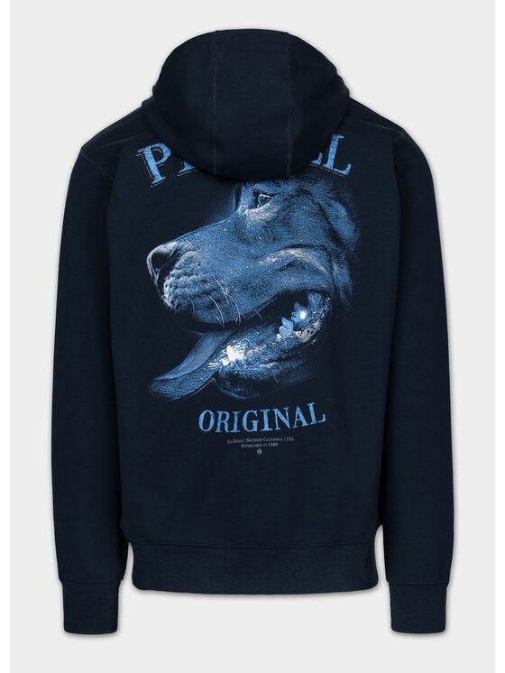PITBULL PITBULL Bluza MIDNIGHT Granatowy Regular Fit
