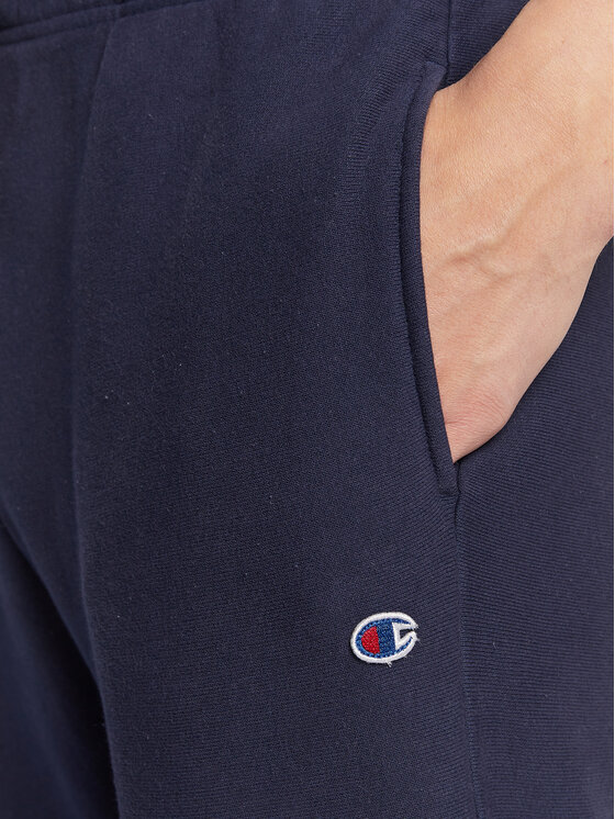 Champion Champion Παντελόνι φόρμας Acid Wash 217982 Σκούρο μπλε Custom Fit