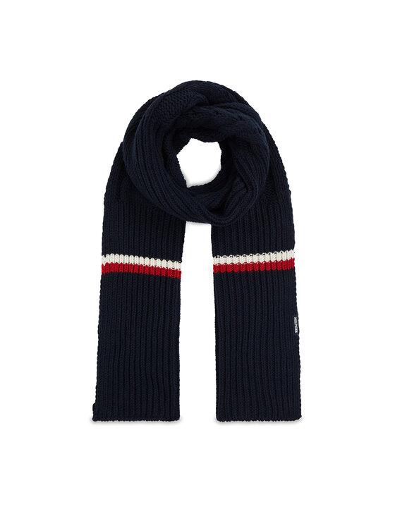 Tommy Hilfiger Tommy Hilfiger Šal Monotype Chunky Knit Scarf AM0AM11507 Tamnoplava