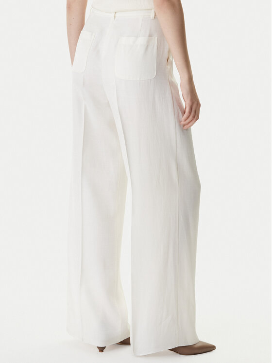 Marella Marella Παντελόνι υφασμάτινο Adito 2615131221 Εκρού Straight Fit