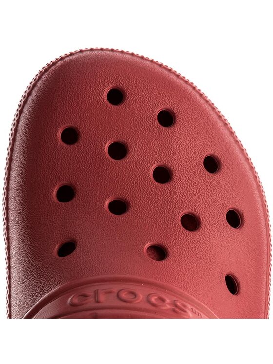 Crocs Crocs Чехли Classic Lined Clog 203591 Червен