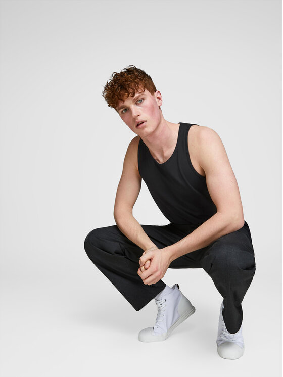 Jack&Jones Jack&Jones 2 db-os trikó szett Basic 12133910 Fekete Regular Fit