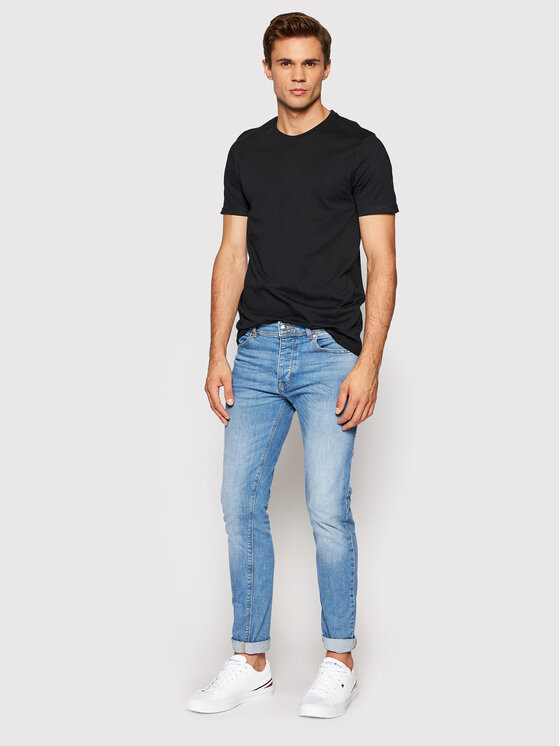 United Colors Of Benetton United Colors Of Benetton T-shirt 3U53J1F15 Crna Regular Fit