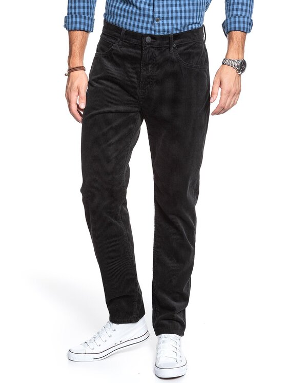 Lee Lee Pantaloni di tessuto AUSTIN Nero Straight Fit