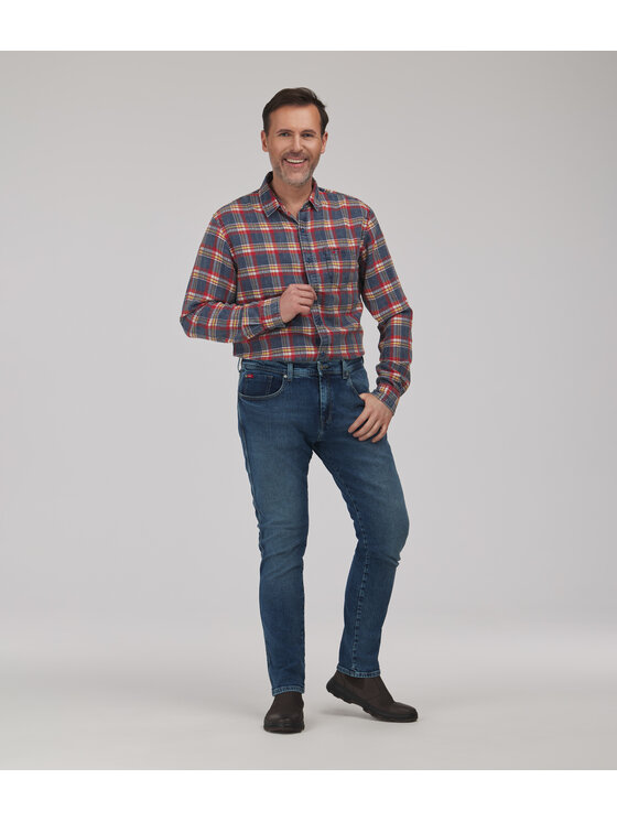 Lee Cooper Lee Cooper Jeansy LC7504 Niebieski Tapered Leg
