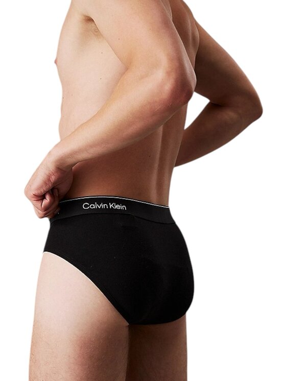 Calvin Klein Calvin Klein Set di 3 slip 3pack icon cotton stetch Nero