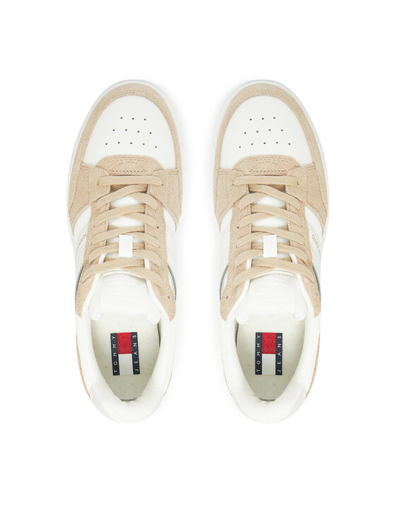 Tommy Jeans Tommy Jeans Laisvalaikio batai Tjm Cupsole Pods EM0EM01579 Balta