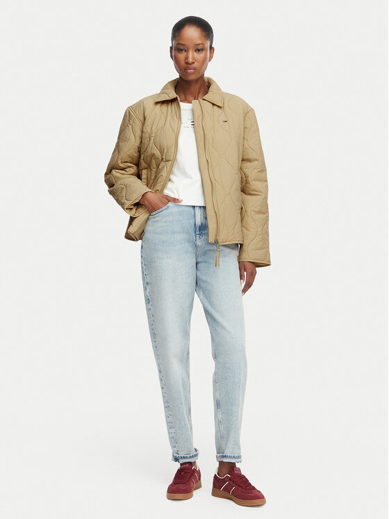 Tommy Jeans Tommy Jeans Giacca di transizione Tjw Coach DW0DW22909 Beige Regular Fit