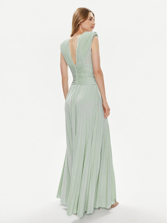 Elisabetta Franchi Elisabetta Franchi Rochie de seară AB-563-41E3-5754 Verde Regular Fit