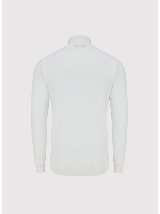 Pako Lorente Pako Lorente Sweter P26WF-2X-024 Biały Straight Fit