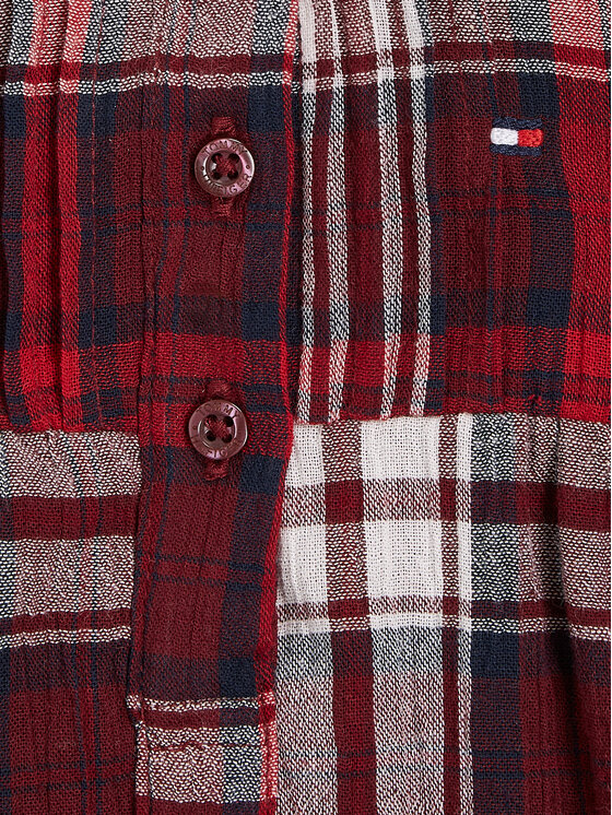 Tommy Hilfiger Tommy Hilfiger Повсякденна сукня KN0KN01717 Червоний Regular Fit