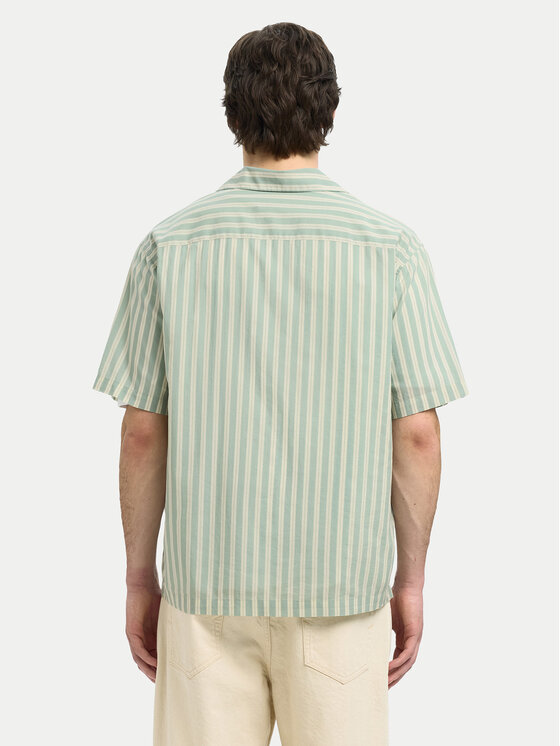 Selected Homme Selected Homme Koszula 16091381 Zielony Relaxed Fit