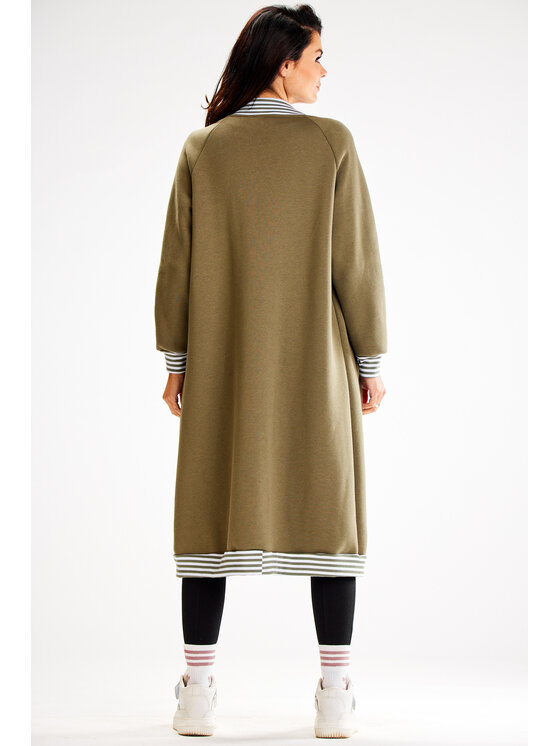 Awama Awama Bluza A612 Khaki Basic Fit