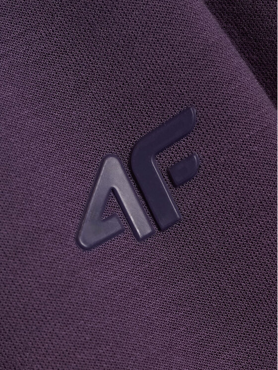 4F 4F Spodnie dresowe ESSENTIAL Fioletowy Slim Fit