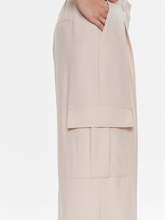 Herskind Herskind Hlače iz tkanine Louise 5011993 Bež Relaxed Fit