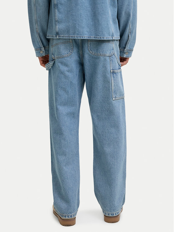 Jack & Jones Jack & Jones Džínsy Alex 12272222 Modrá Baggy Fit