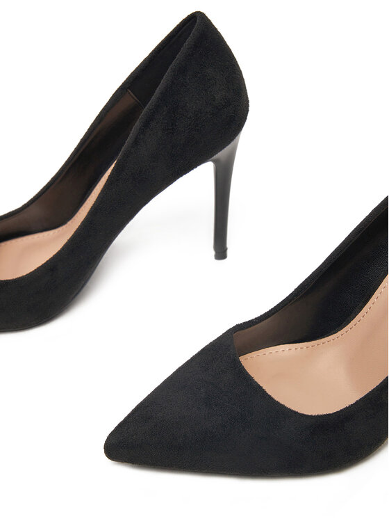 DeeZee DeeZee Pantofi cu toc subțire AS2288-11A Negru