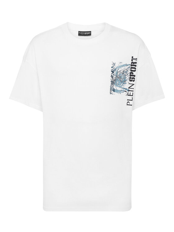 Plein Sport Plein Sport T-shirt 24063 Bianco Regular Fit