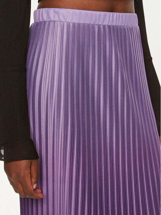 MAX&Co. MAX&Co. Spódnica plisowana Nemi 2426776031200 Fioletowy Regular Fit