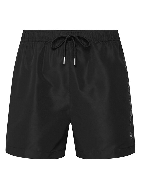 KARL LAGERFELD Pantaloni scurți pentru înot B1M46001 Negru Regular Fit