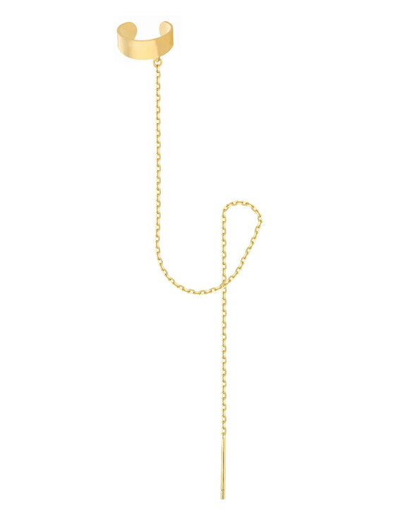 Alicja&Maria Jewellery Alicja&Maria Jewellery Kolczyk Laax Gold Żółte złoto