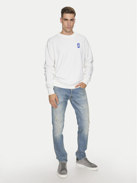 REPLAY Replay Суитшърт M6993 .000.23758 Бял Regular Fit