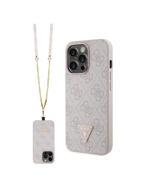 Etui na telefon Guess, Różowe, iPhone 13 Pro Max