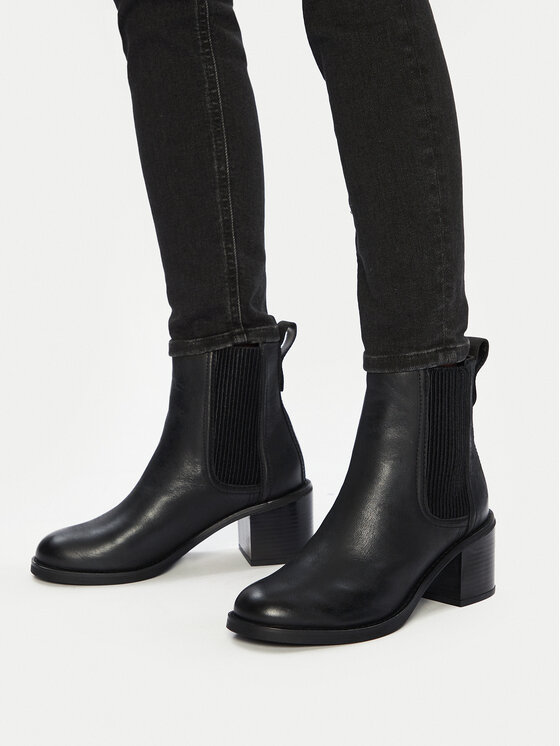 Clarks Clarks Bokacsizma Chamberly Top 26179551 Fekete