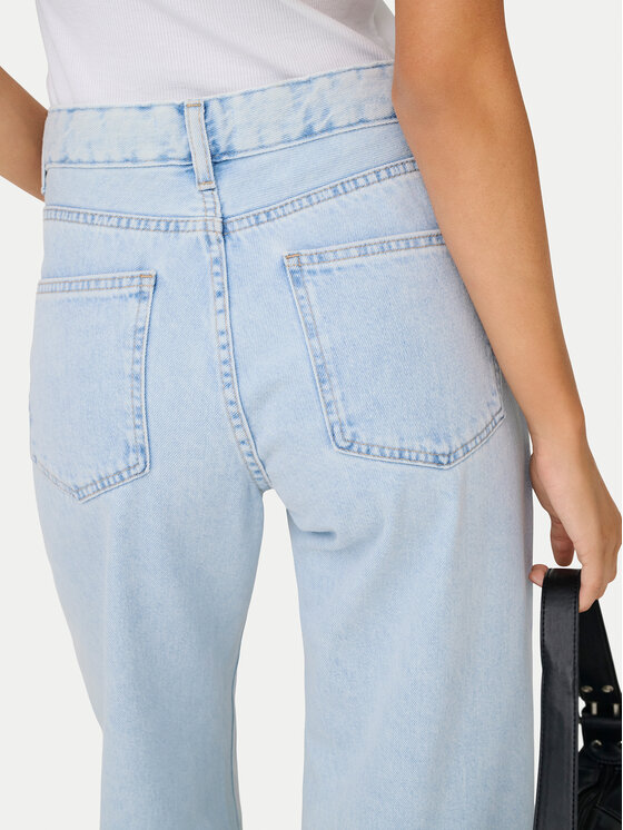 ONLY ONLY Τζιν Ella 15368955 Γαλάζιο Wide Leg