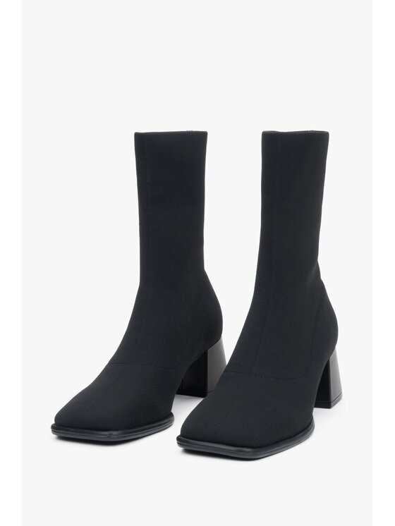 Estro Estro Μποτάκια ER00116621 Μαύρο