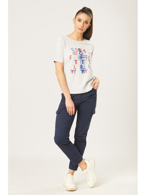 QUIOSQUE QUIOSQUE Halenka QUIOSQUE 1LL004220 Šedá Regular Fit
