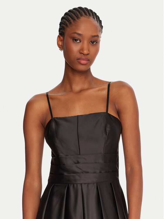 Rinascimento Rinascimento Rochie de seară CFC0020046002 Negru Slim Fit