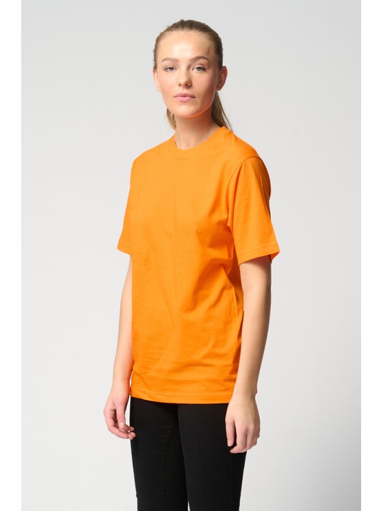 TeeShoppen TeeShoppen T-Shirt 'Oversized Collection' Pomarańczowy Oversize