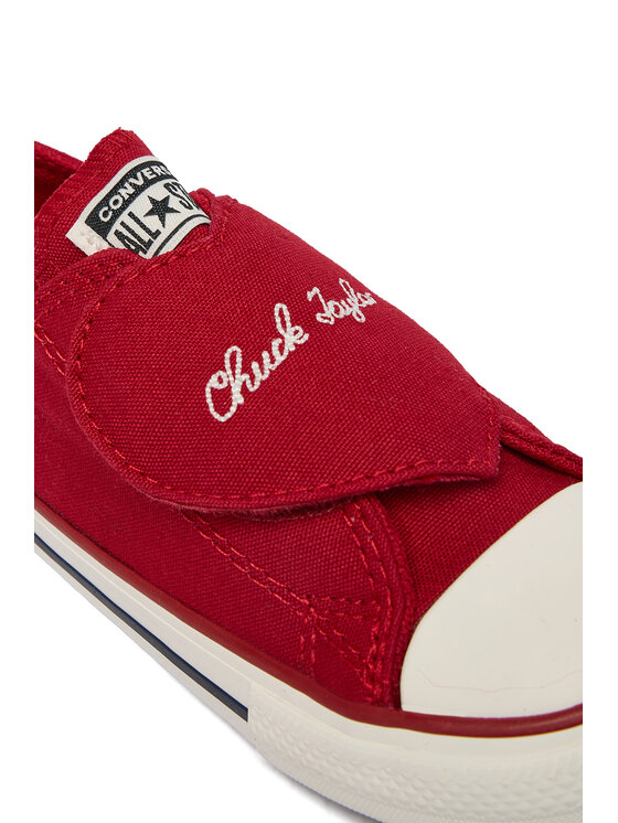 Converse Converse Modne superge Chuck Taylor All Star One Strap Hearts A19068C Rdeča