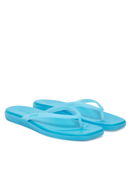 Crocs Crocs Japonki Miami Frosted Flip 211474 Niebieski