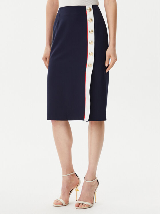 Artigli Artigli Fustă tip creion ACGO000930 Bleumarin Regular Fit