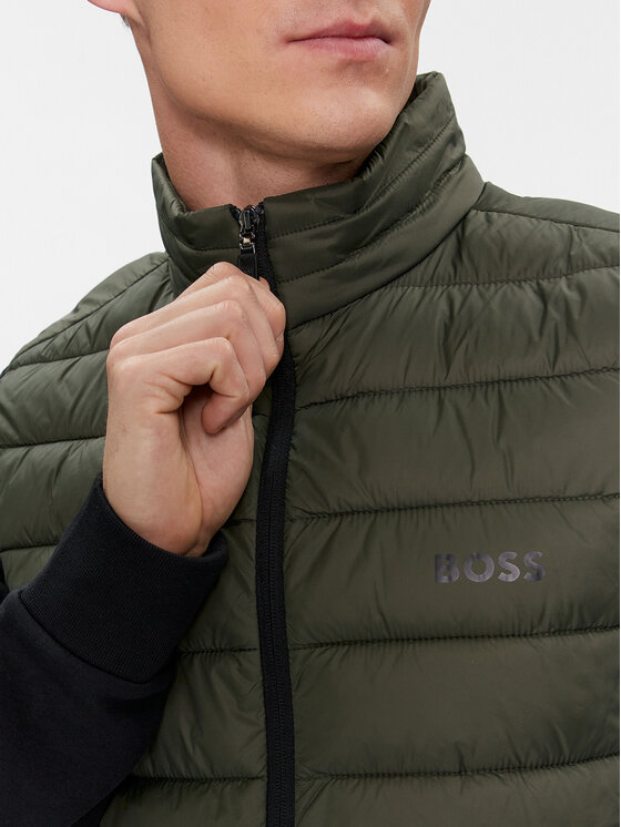 BOSS BOSS Prsluk V_Thor 50472473 Zelena Regular Fit