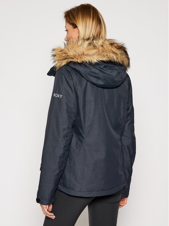 Roxy Roxy Giacca da snowboard Jet Ski Solid ERJTJ03266 Grigio Slim Fit