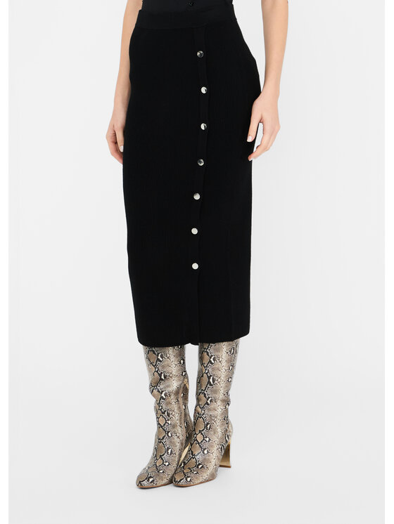 Liu Jo Liu Jo Gonna maxi MF5372MS99E22222 Nero Slim Fit