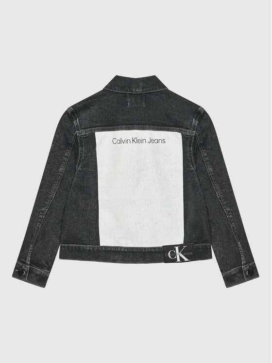 Calvin Klein Jeans Calvin Klein Jeans Джинсова куртка Denim Clr Block IB0IB01088 Чорний Regular Fit