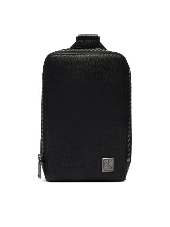 Calvin Klein Calvin Klein Geantă crossover Emblem Hw Sling LV04D3292G Negru