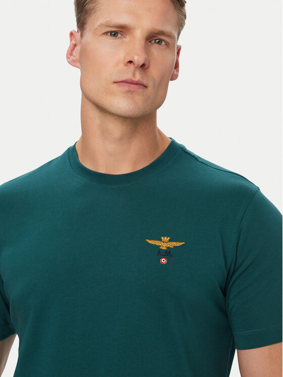 Aeronautica Militare Aeronautica Militare Футболка 262TS1580UJ00372 Темно-зелений Regular Fit
