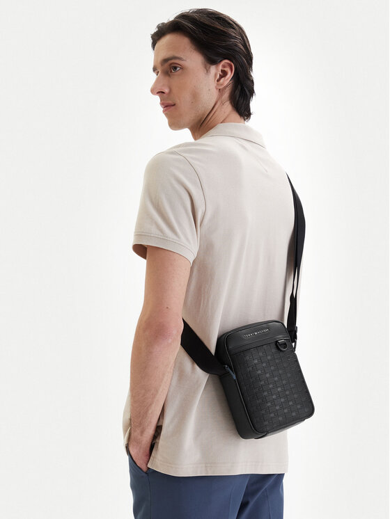 Tommy Hilfiger Tommy Hilfiger Τσαντάκι Th Modern Mini Reporter AM0AM14019 Μαύρο